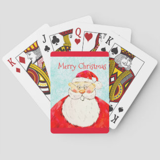 Traditionele speelkaarten voor prettige kerstfeest