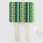 Traditionele Sri Lankaanse keuken (bladpatroon) Handwaaier (Voorkant en achterkant)