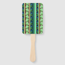 Traditionele Sri Lankaanse keuken (bladpatroon) Handwaaier