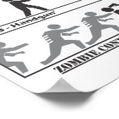 Traditionele stadia van het Verloving Zombie Poster (Hoek)