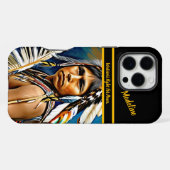 Traditionele Stamgeest iPhone Hoesje (Achterkant horizontaal)