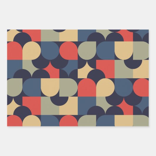 Traditionele stijl inpakpapier vel (Voorkant)