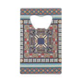 Traditionele stijl kunst creditkaart flessenopener (Achterkant)