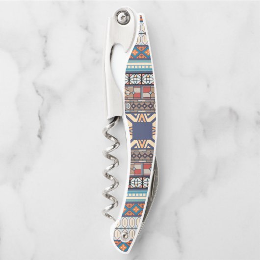 Traditionele stijl kunst kurkentrekker (Voorkant)