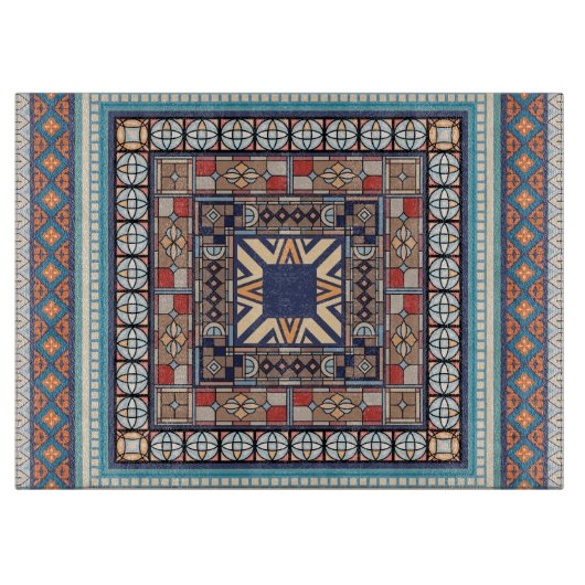 Traditionele stijl kunst snijplank (Voorkant)