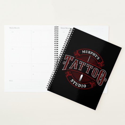Traditionele stijl voeg de Tattoo van de NAAM van  Planner (Display)