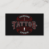 Traditionele stijl voeg de Tattoo van de NAAM van  Visitekaartje (Voorkant)