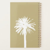 Traditionele strand bruiloft planner met kalender (Achterkant)
