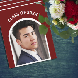 Traditionele strepen Photo Arch Afstuderen Kaart