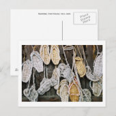 Traditionele stro sandalen: Saijo, Japan  Briefkaart (Voorkant / Achterkant)