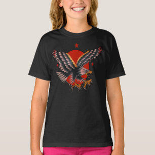 traditionele tattoo - amerikaanse adelaar t-shirt