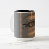 Traditionele technieken combineren moderne creativ tweekleurige koffiemok (Voorkant links)