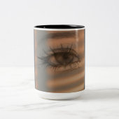 Traditionele technieken combineren moderne creativ tweekleurige koffiemok (Center)