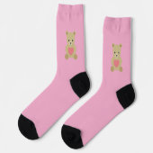 Traditionele Teddy Bear Valentijnsdag Sokken (Links)