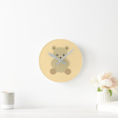 Traditionele teddybeer ronde klok (Huis)