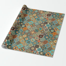 Traditionele tegels cadeaupapier