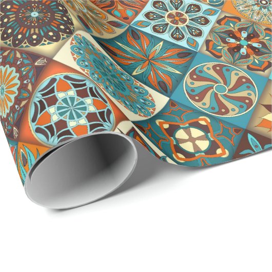 Traditionele tegels cadeaupapier (Rol Hoek)