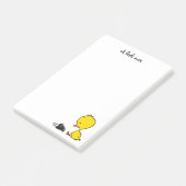 traditionele telefoon en schattige eend post-it® notes (Schuin)