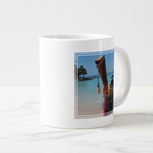 Traditionele Thaise Boat Grote Koffiekop (Voorkant rechts)