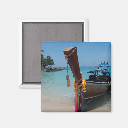 Traditionele Thaise Boat Magneet (Voorkant / Achterkant)
