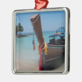 Traditionele Thaise boot Metalen Ornament (Links)