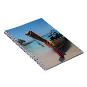 Traditionele Thaise boot Notitieboek (Rechterzijde)