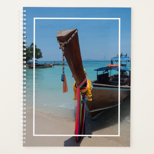 Traditionele Thaise boot Planner (Voorkant)
