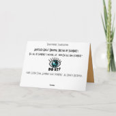 Traditionele Thanksgiving Feestdagen Kaart (Achterkant)