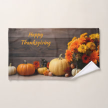 Traditionele Thanksgiving handdoek