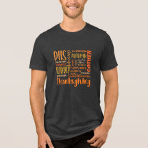 Traditionele Thanksgiving Mannen-T-shirt