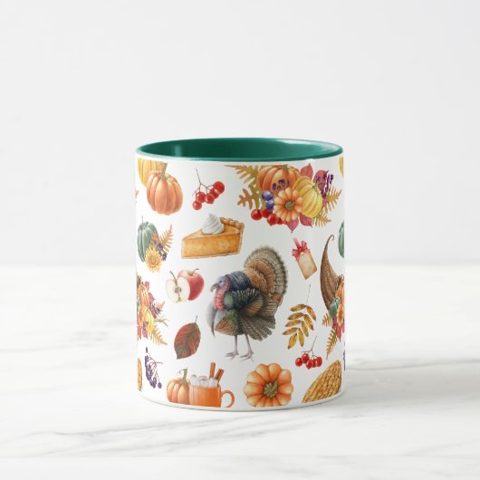 Traditionele Thanksgiving Mok (Midden)