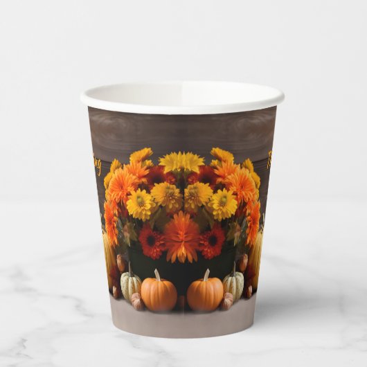 Traditionele Thanksgiving papieren bekers (Links)