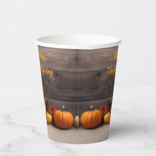 Traditionele Thanksgiving papieren bekers (Rechts)
