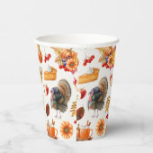 Traditionele Thanksgiving papieren bekers (Rechts)