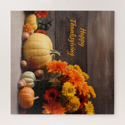 Traditionele Thanksgiving puzzel (Horizontaal)