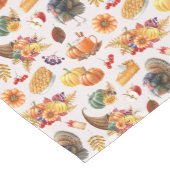 Traditionele Thanksgiving tafelloper (Hoek)