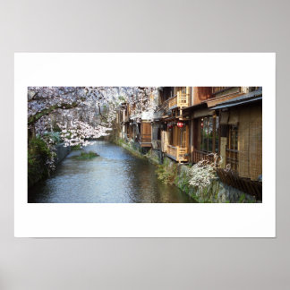 Traditionele theehuizen van Kyoto Poster