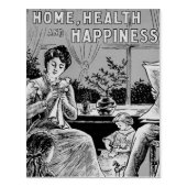 Traditionele thuiszorg in het gezin rubberstempel (Afrduk)