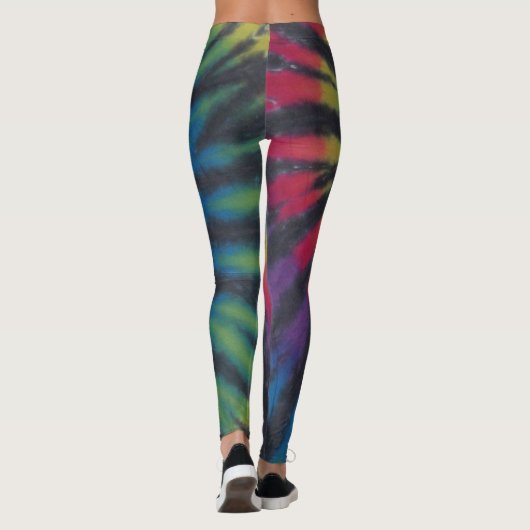 Traditionele Tie Dye Leggings (Achterkant)