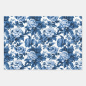 Traditionele Toile de Jouy, blauwe wilgen patronen Inpakpapier Vel (Voorkant 2)