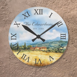 Traditionele Toscaanse mediterrane boerderij Ronde Klok