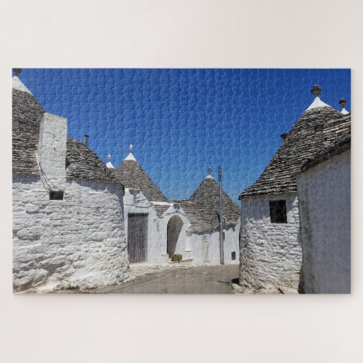 Traditionele treinen in Alberobello, Apulië Legpuzzel (Horizontaal)