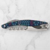 Traditionele Tribal Pattern Art Kurkentrekker (Achterkant)