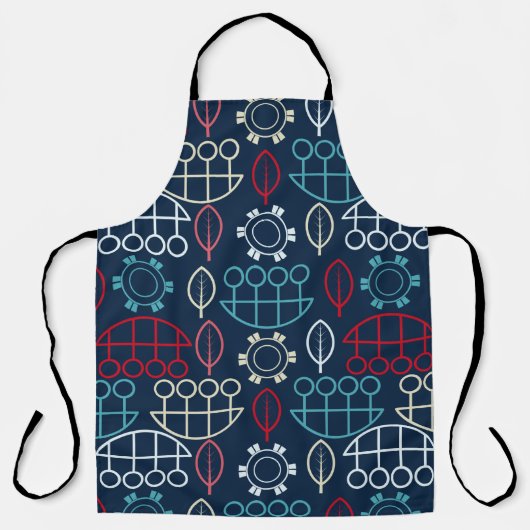 Traditionele Tribal Pattern Art Schort (Voorkant)