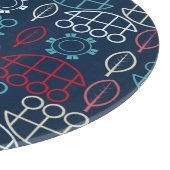 Traditionele Tribal Pattern Art Snijplank (Hoek)