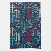 Traditionele Tribal Pattern Art Theedoek (Verticaal)