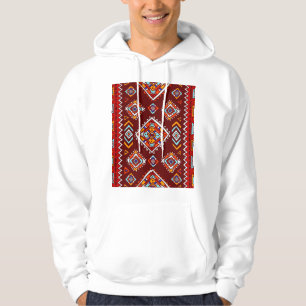Traditionele tribale, etnische naadloze textuur. hoodie