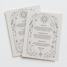 Traditionele trouwerdetails Vintage Celestial