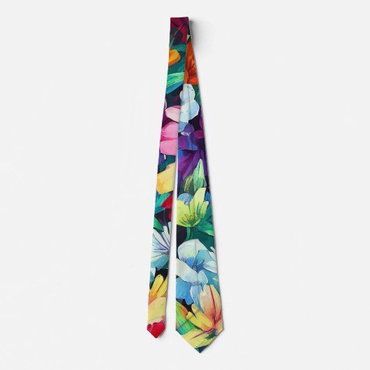 Traditionele tuinbouwtuin in het bijtende land stropdas (Achterkant)