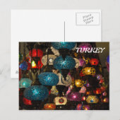 Traditionele Turkse lampen Briefkaart (Voorkant / Achterkant)